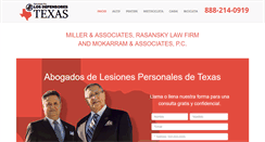 Desktop Screenshot of losdefensorestexas.com
